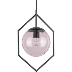 Leitmotiv - Hanglamp Diamond Framed - Roze