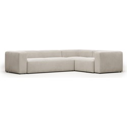 Kave Home - 4-zits hoekbank Blok beige 320 x 230 cm / 230 x 320 cm