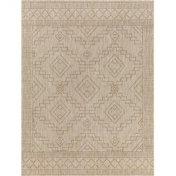  Buitenkleed - Balkon, Terras, Keuken - Jute-Look Tapijt TRICIA - Beige/Ivoor - 160x213 cm 