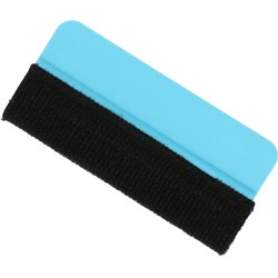 Wicotex Aandrukspatel - blauw - kunststof - 10 x 3,5 cm - rakel - Meubelfolie