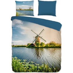 Good Morning Dekbedovertrek Katoen Windmill - multi 240x200/220cm