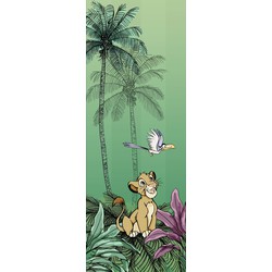Komar fotobehang The Lion King Simba groen - 100 x 280 cm - 610035