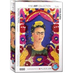 Eurographics Eurographics Self Portrait, The Frame - Frida Kahlo (1000)