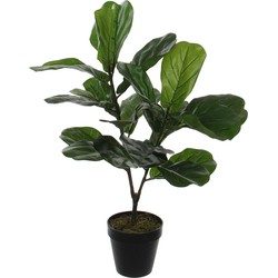 Mica Decoration Kunstplant - Ficus Lyrata - groen - 75 cm - Kunstplanten
