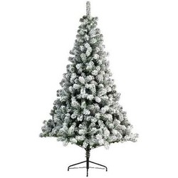 Tweedekans kunst kerstboom - 150 cm - met sneeuw - Kunstkerstboom