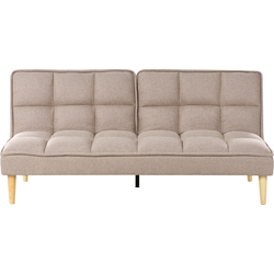 Beliani SILJAN - Driezitsbank-Bruin-Polyester
