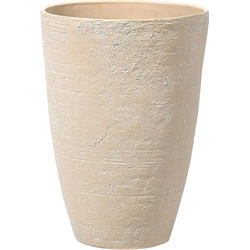 Beliani CAMIA - Plantenbak voor buiten-Beige-Klei-vezelmengsel