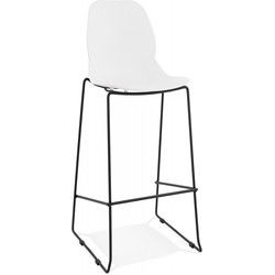BERLIN design barkruk 515x52x111 cm Wit
