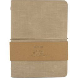 Monk and Anna notitieboek beige (14,8 centimeter x 21 centimeter)