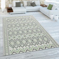 Binnen en Buitenkleed Ostivia - Boho - Groen - 160x230 cm