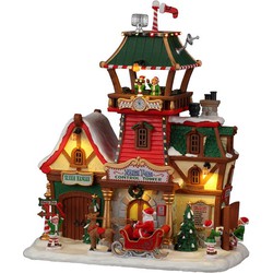 North Pole Control Tower With 4.5V Adaptor Kerst