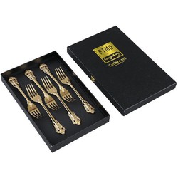 PTMD Vorken Cadeaubox - RVS - Titanium Goud - 6 Stuks