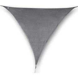 hanSe® Schaduwdoek Driehoek Waterafstotend 4x4x4 m Zonnedoek Grijs