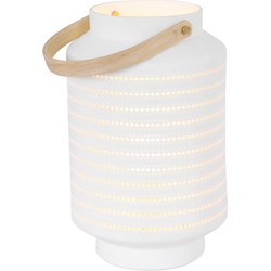 Anne Lighting tafellamp Porcelain - wit - porselein - 14 cm - E14 fitting - 3058W