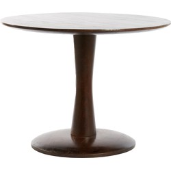 Bijzettafel Puglia - Hout - Ø60cm