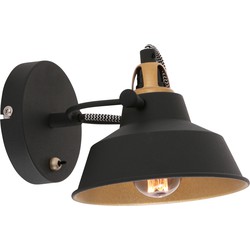 Mexlite wandlamp Nové - zwart -  - 3326ZW
