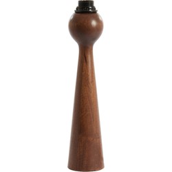 Light & Living - tafellamp - Festina - bruin - hout - losse armatuur - E27 - 7040461