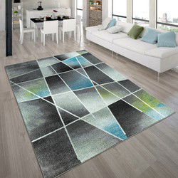 Laagpolig Vloerkleed - Eceria - Geo Modern - Multi - 230x320 cm