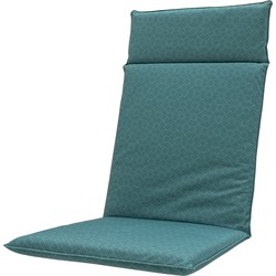 Madison - Hoge rug - Check sea blue - 120x50 - Blauw