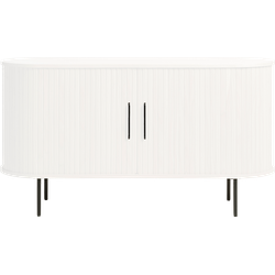 Lenn houten sideboard wit eiken - 140 x 45 cm