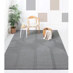 Aurelia Modern Grijs vloerkleed - - 200 X 290 CM