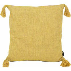 Tassle Washed Yellow | 45 x 45 cm | Kussenhoes | Katoen