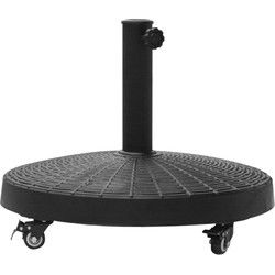 4goodz Parasolvoet 25 kg Verrijdbaar Cement - parasols Ø35/Ø38/Ø48 mm