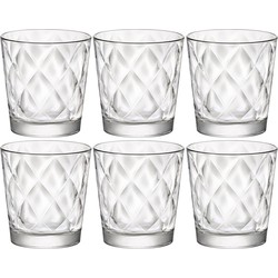 6x stuks waterglazen/sapglazen Kaleido 240 ml - Drinkglazen