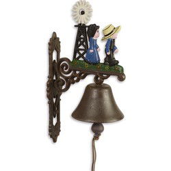 A PAIR OF CAST IRON WINDMILL BELLS