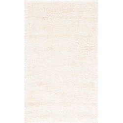 Safavieh Shaggy Indoor Woven Area Rug, August Shag Collection, AUG900, in Ivory, 122 X 183 cm