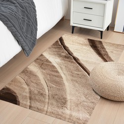 Modern Loper - Lima Designer Bruin - 80 X 150 CM