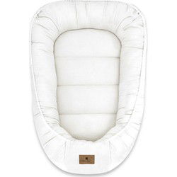 Babynest Mousseline Katoen Off-white – 100% Katoen – Antiallergisch Babynestje – 0-6 maanden – Wasbaar – 75x55 cm