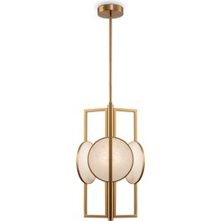 Maytoni - Hanglamp Marmo - Goud - Ø30,5