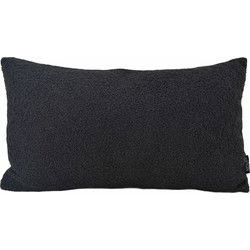 Boucle Zwart | 30 x 50 cm | Kussenhoes | Polyester