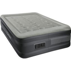 Luchtbed Luchtbed met ingebouwde luchtpomp voor 1 persoon 196x97x47 cm Grijs ML design