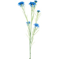 Centauria spray yuki blue 95 cm kunstbloemen - Nova Nature