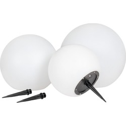 Lifton LED Lamp - zonnepaneel, set van 3