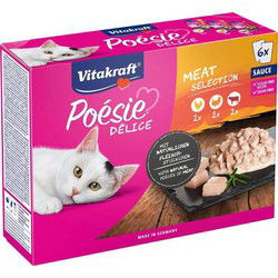 Poesie delisauce multip vlees 6x85g