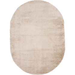 Romee vloerkleed ovaal beige - 230 x 160 cm