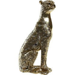 Items Home decoratie dieren beeldje - Luipaard - 14 x 8 x 26 cm - Beeldjes