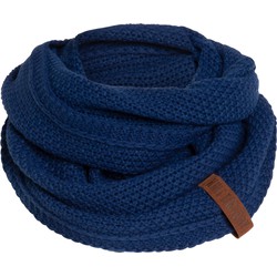 Knit Factory Coco Gebreide Colsjaal Dames & Heren - Nekwarmer - Ronde Sjaal - Kings Blue