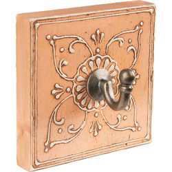 Clayre & Eef Wandhaak Oranje Hout