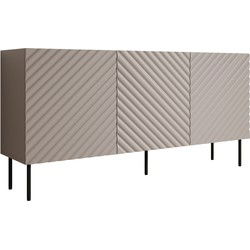 Meubella - Dressoir Laguna - Beige - 165 cm