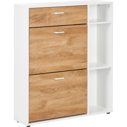 Beliani MACKAY - Schoenenkast-Lichte houtkleur-Vezelplaat