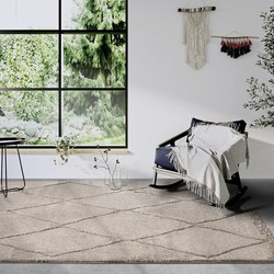 Scandinavisch vloerkleed - Gallery Perrotin Beige