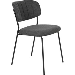 ANLI STYLE Chair Jolien Black/Dark Grey