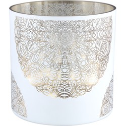 PTMD Simella White glass stormlight print L