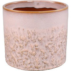 PTMD Bloempot Suzann - 17x17x15 cm - Keramiek - Roze