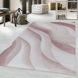 Tapijtenloods Flow Design Laagpolig Vloerkleed Roze- 160x230 CM