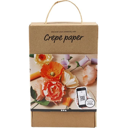 Creativ Company Creativ Company CC Startersset Leren Crepepapier Bloemen Maken